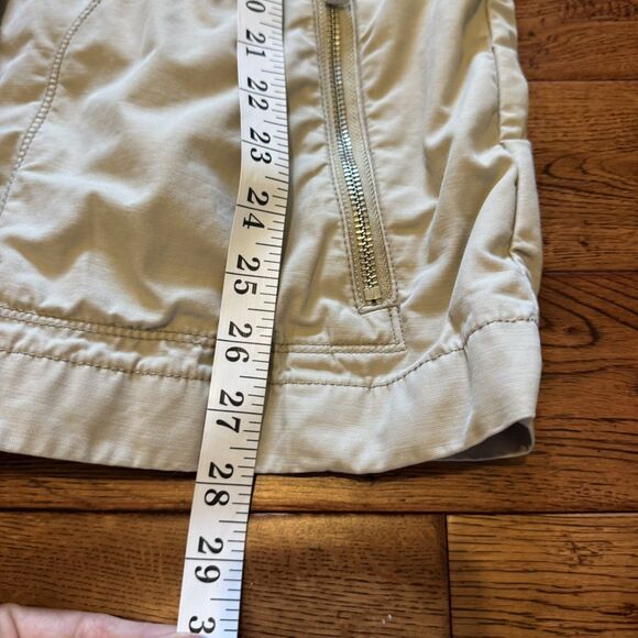 Gap Utility Cargo Jacket Women Sz XL Khaki Capsule Lightweight Adjustable Waist - Picture 6 of 10